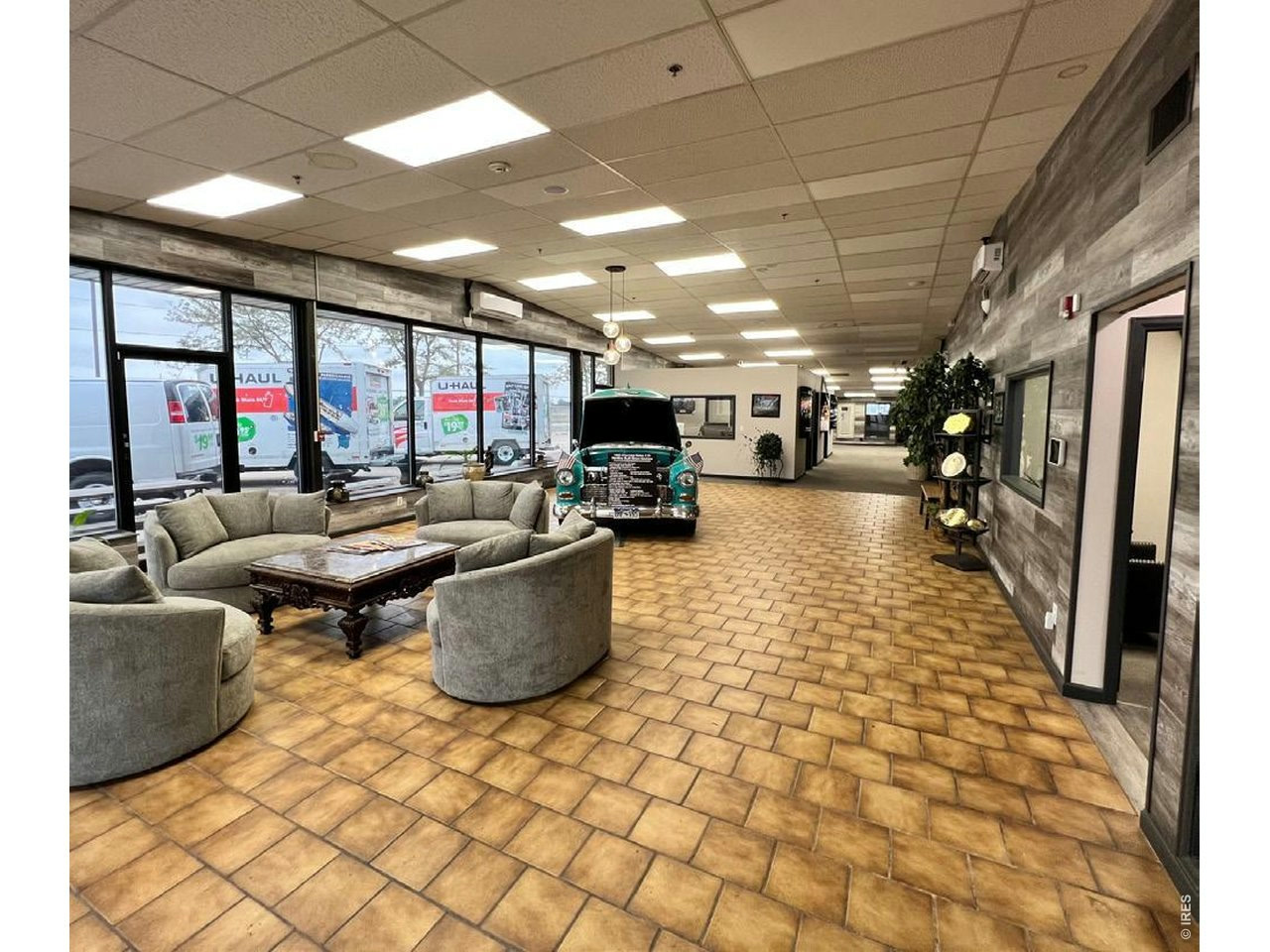 Renovated customer-facing showroom and office space