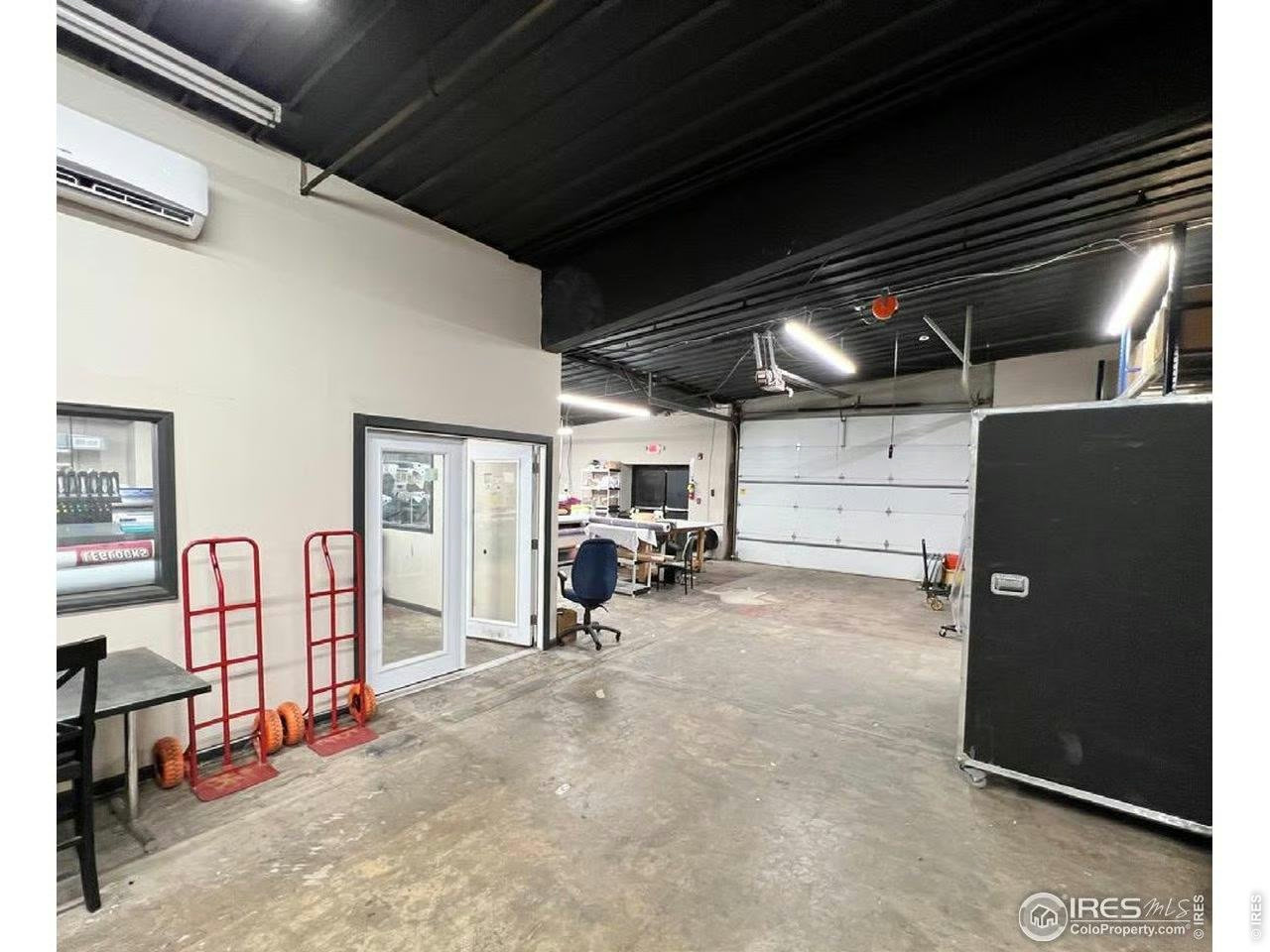 Interior loading and production bay
